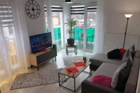 Komfortowy Nowoczesny Apartament Kustronia z Garażem Balkonem Wanną